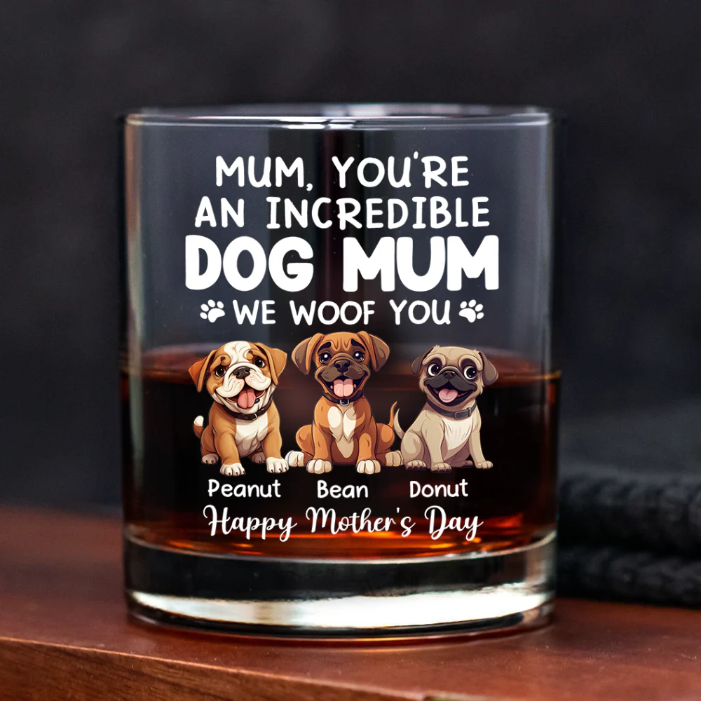 Custom Photo Incredible Dog Dad Whiskey Glass Father's Day Gift CH07 895986 - Image 6