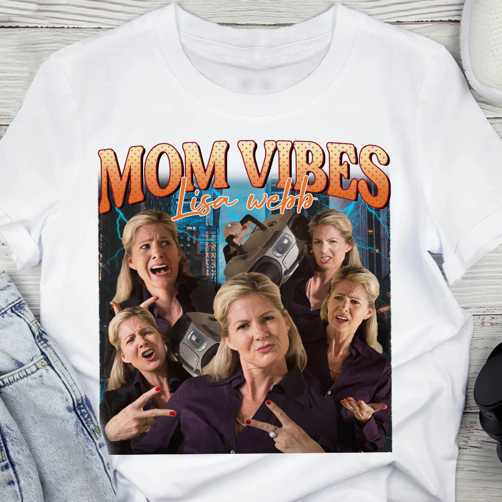 Custom Photo Mom Vibes - Personalized Cool Moms Club Retro Style Birght Shirt CH07 895346 - Image 8