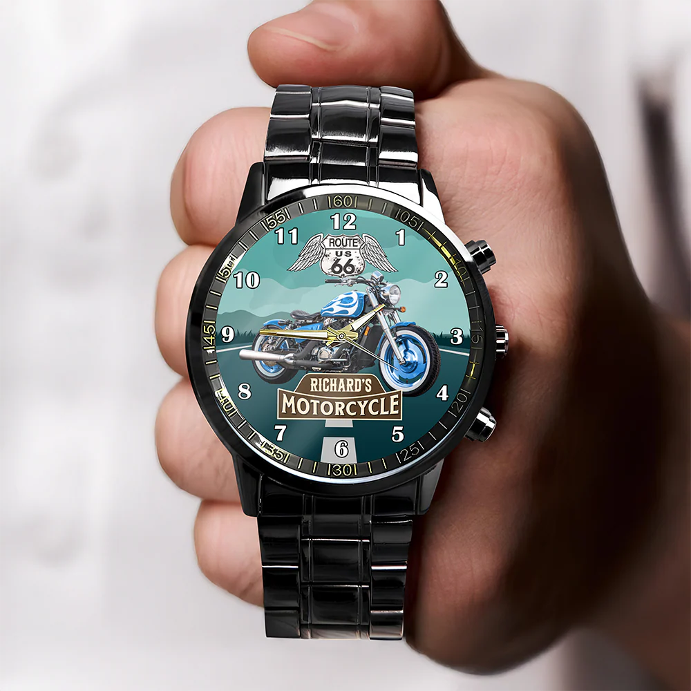 Custom Photo Motorcycle - Personalized Biker Hand Watch Motorcycle Lovers Gift CH07 895768 - Image 3