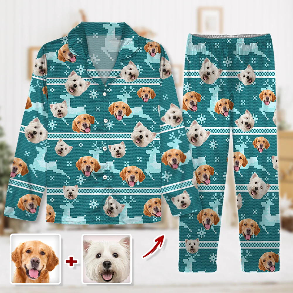 Custom Puppy Photo Pajamas For Dog Dad Dog Mom CH07 896272 - Image 2