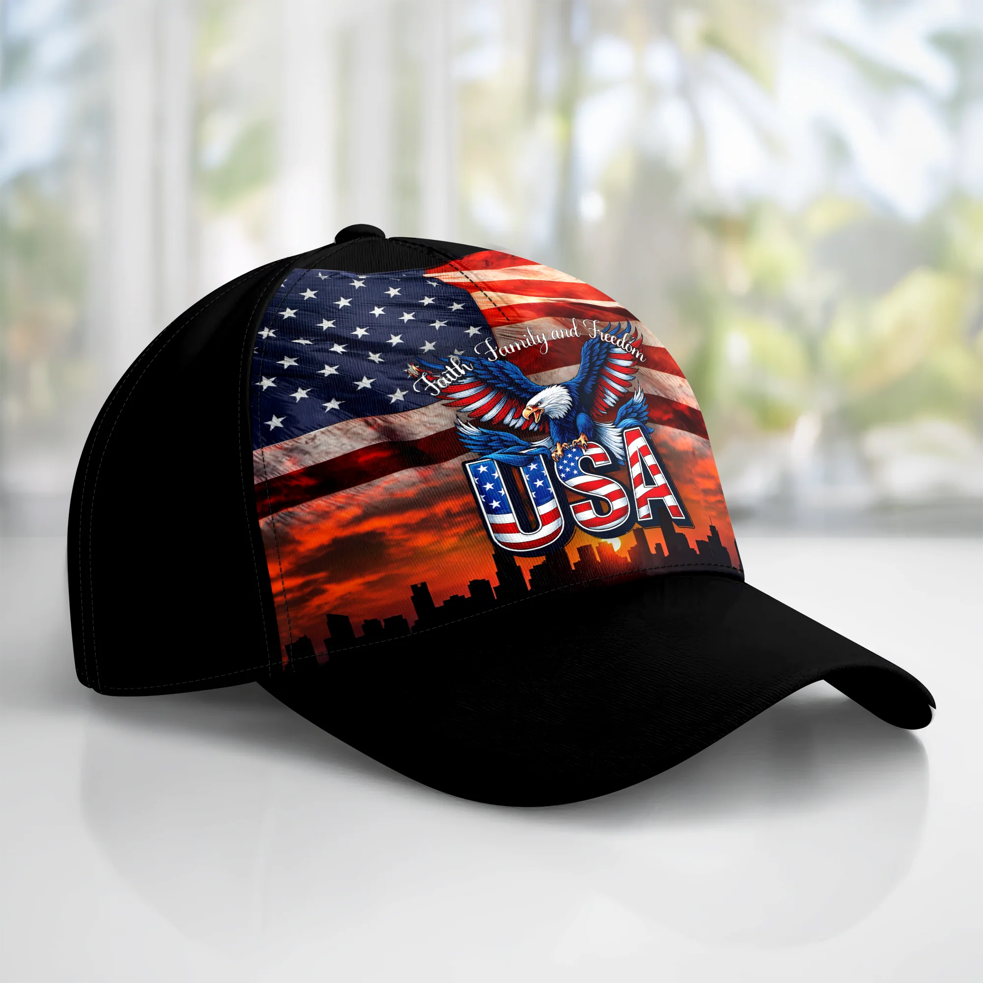 Faith Family Freedom Classic Cap USA 250th Anniversary Cap CH07 895572 - Image 3