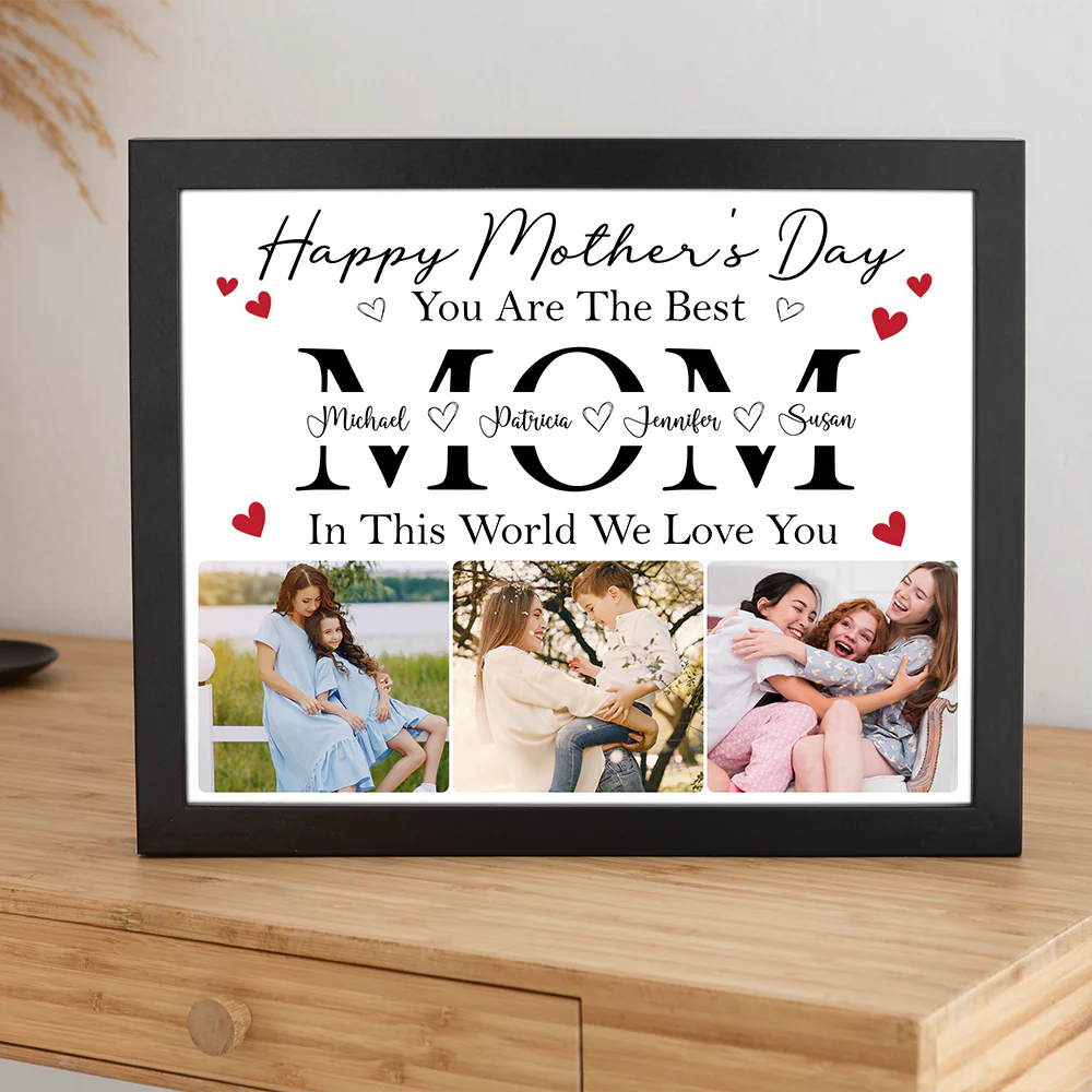 Custom Photo Happy Mother's Day To The Best Mom In This World Personalized Picture Frame CH07 895272 - Image 2