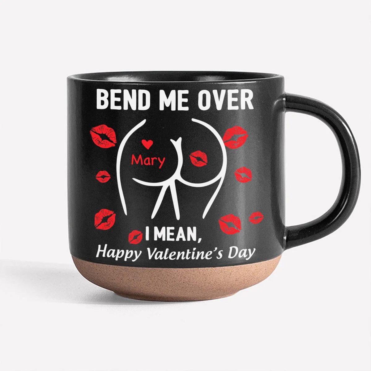 Happy Valentine’s Day Personalized Pottery Mug Funny Gift For Boyfriend Husband CH07 895216