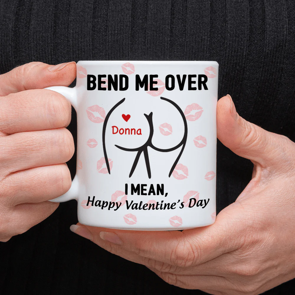 Happy Valentine’s Day Personalized White Mug Funny Gift For Boyfriend Husband CH07 895210 - Image 6