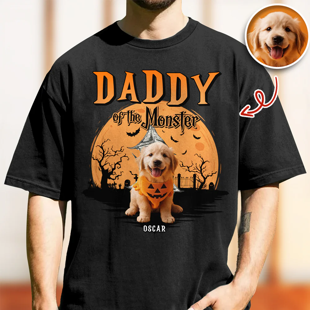 Mother Of Monsters Custom Dog Cat Photo Halloween Comfort Color Shirt CH07 899432 - Image 7