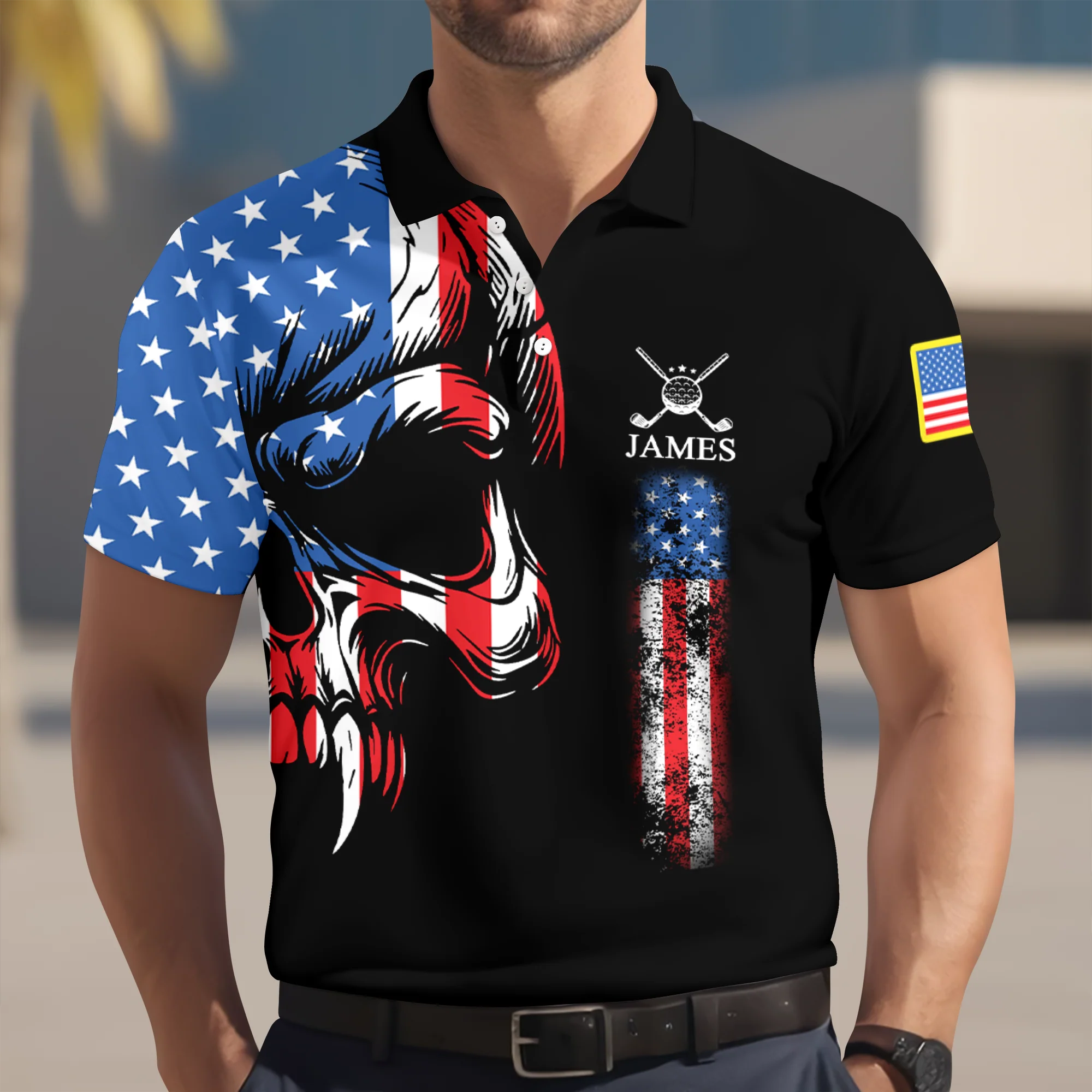 Never Underestimate An Old Man With A Golf Club Custom Name Polo Shirt For Golf Lovers CH07 899946 - Image 5