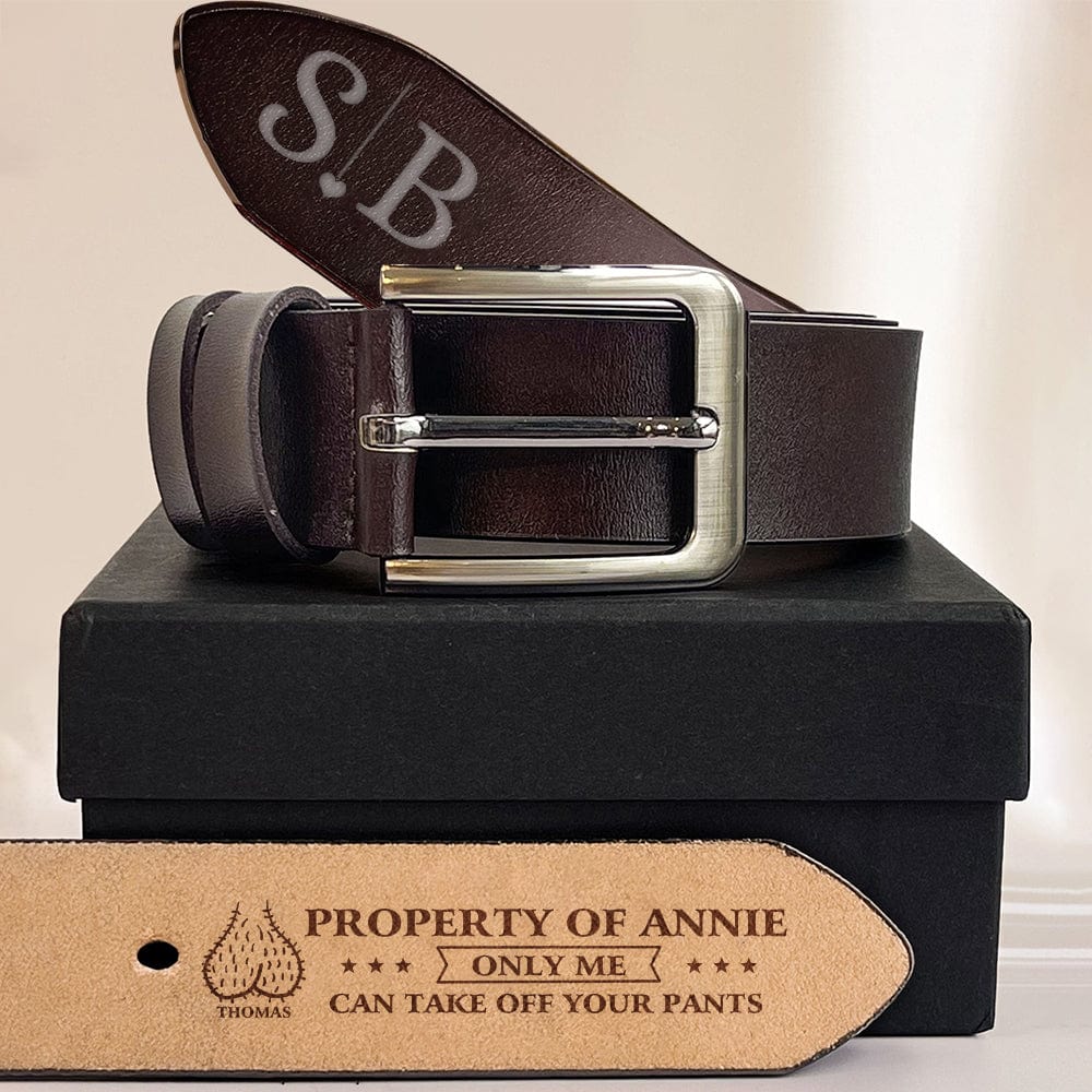 Only Me Can Take Off Your Pants Funny Belt Gift For Husband, Boyfriend CH07 895222 - Image 3