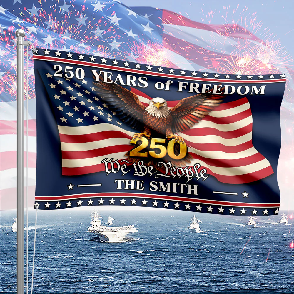 Personalized 250 Years of Freedom US House Flag We The People Flag CH07 910622 - Image 6