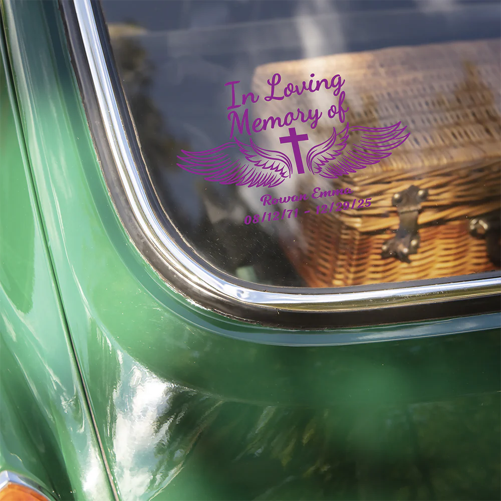 Personalized In Loving Memory of Loved One Car Window Decal Sticker Memorial Gift CH07 910214 - Image 4