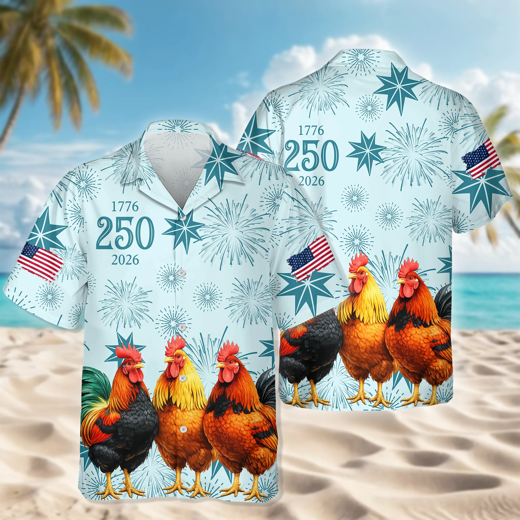 Personalized USA 250 Anniversary 1776-2026 Hawaii Shirt For Farmer, Horse Lovers CH07 910398 - Image 6