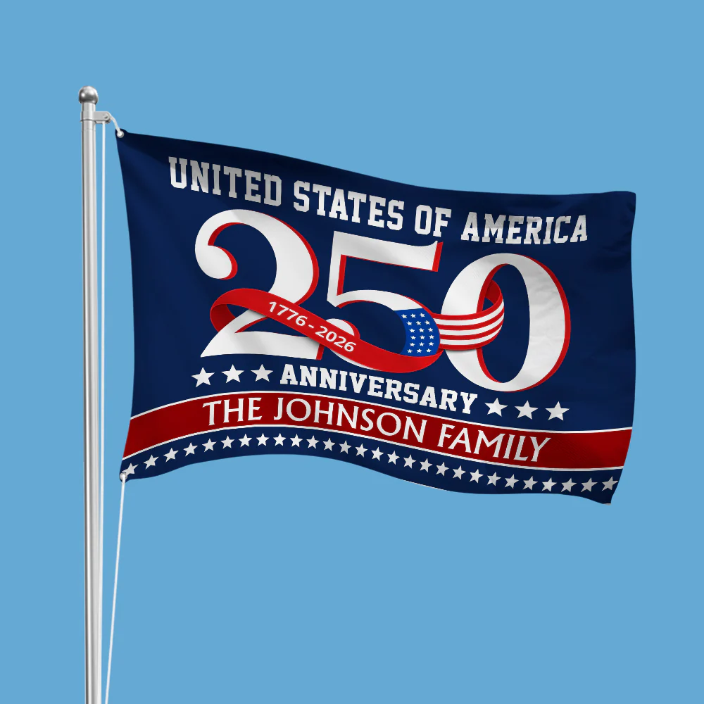 United States of America 1776 2026 House Flag 250 Years Patriotic Gift Decor CH07 910126 - Image 2
