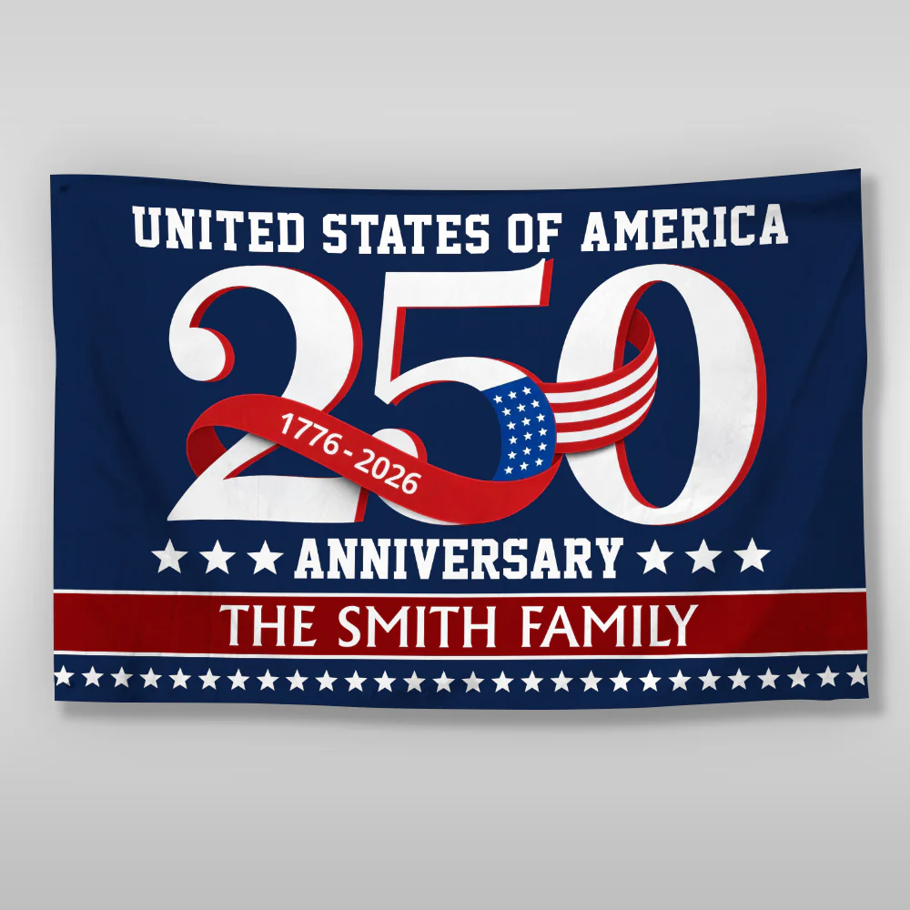United States of America 1776 2026 House Flag 250 Years Patriotic Gift Decor CH07 910126 - Image 3