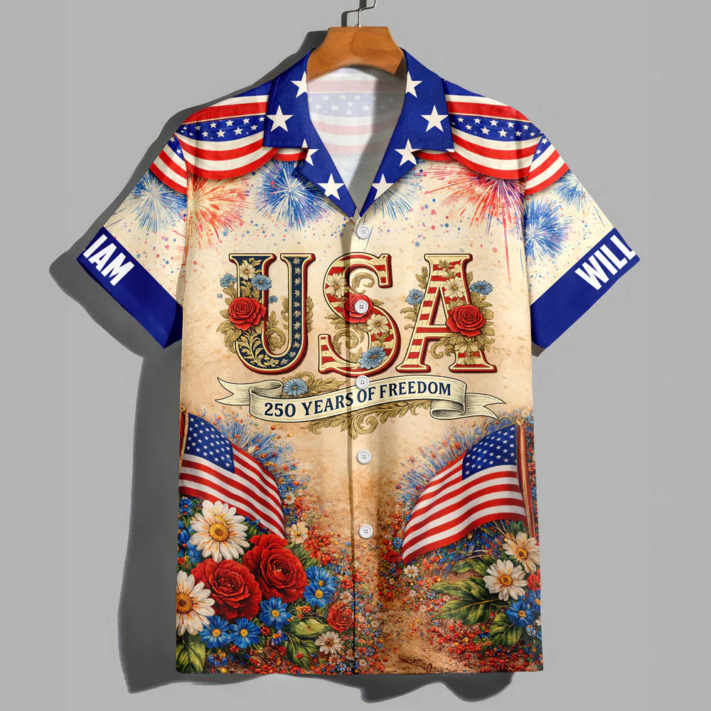 USA 250 Years of Freedom Hawaiian Shirt For Independence Day 2026 CH07 910410 - Image 6