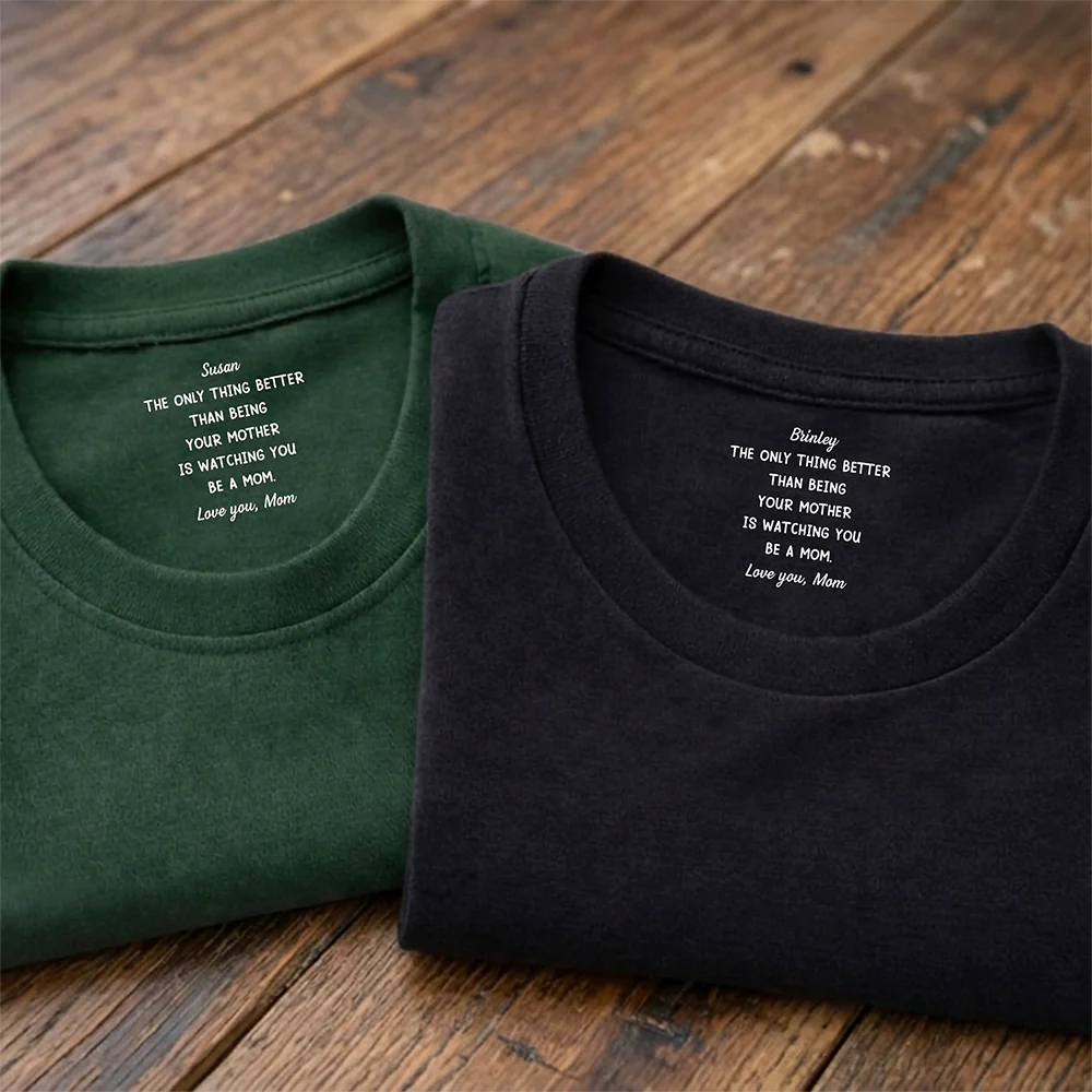Watching You Be A Mom - To My Daughter Neck Print Tee CH07 910946 - Image 9