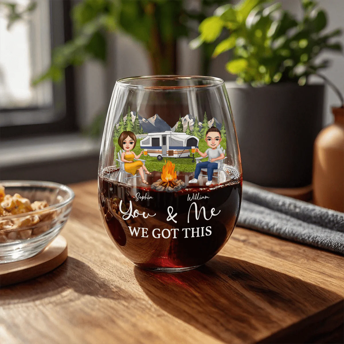 You And Me We Got This Anniversary Couple Wine Glass Valentines Day Gift N304 HA75 895086 - Image 3