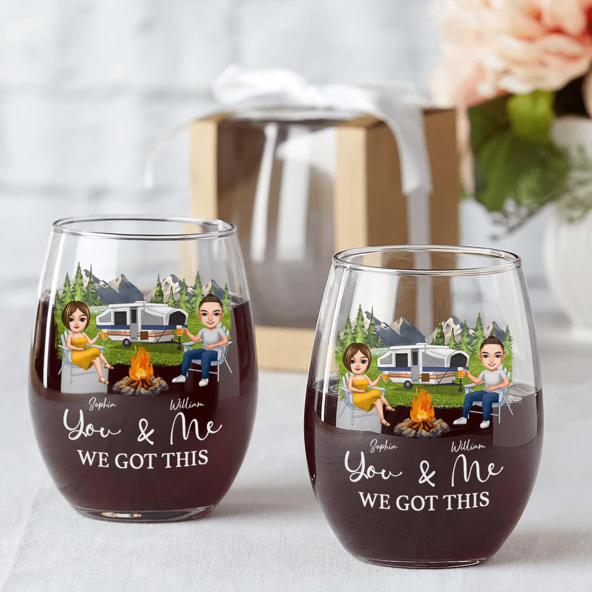 You And Me We Got This Anniversary Couple Wine Glass Valentines Day Gift N304 HA75 895086 - Image 4