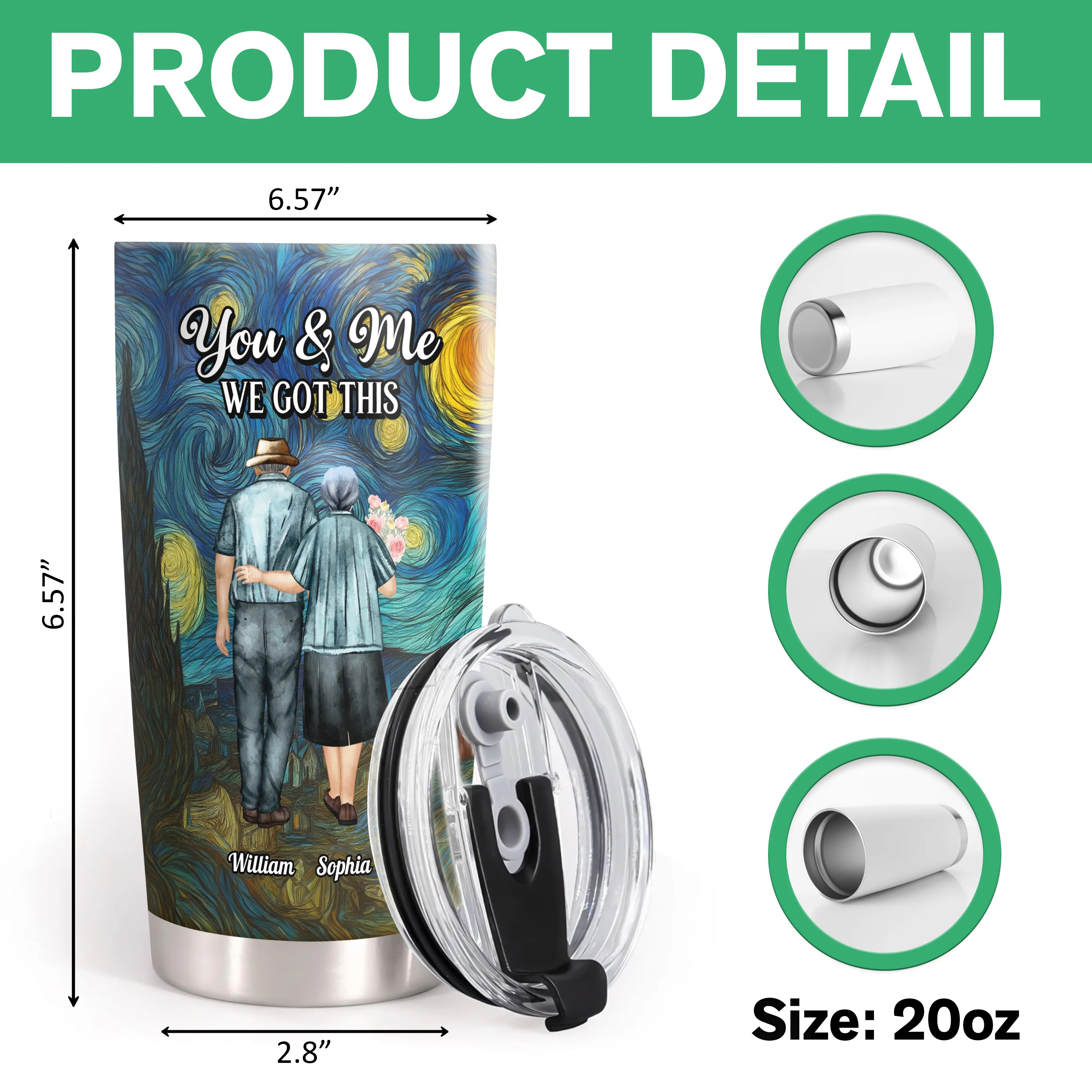 You & Me We Got This Starry Night Personalized Fat Tumbler Anniversary Gifts For Couple CH07 896528 - Image 7