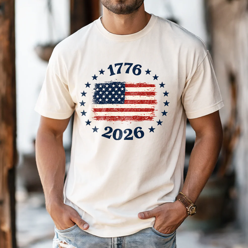 1776-2026 Patriotic USA Flag Comfort Shirt Independence Day Gift LM32 669209 - Image 4
