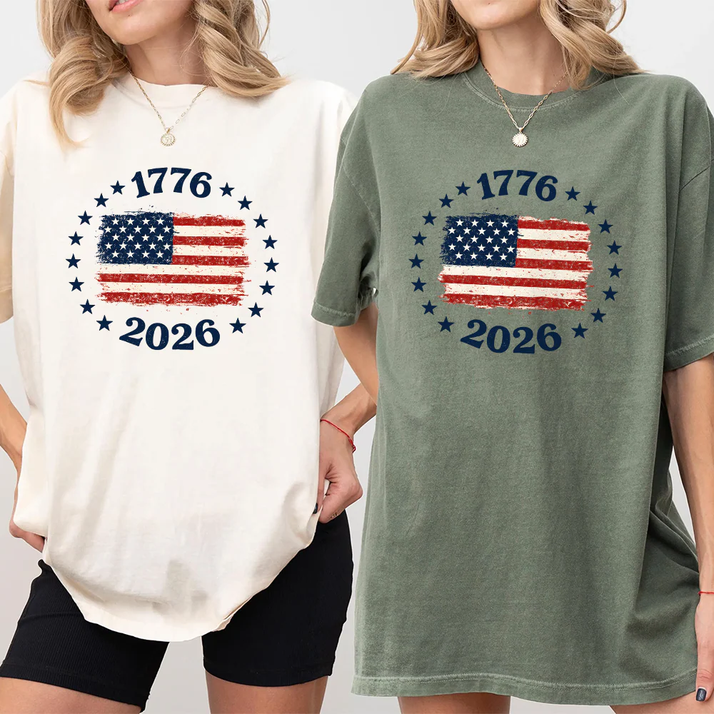 1776-2026 Patriotic USA Flag Comfort Shirt Independence Day Gift LM32 669209 - Image 5