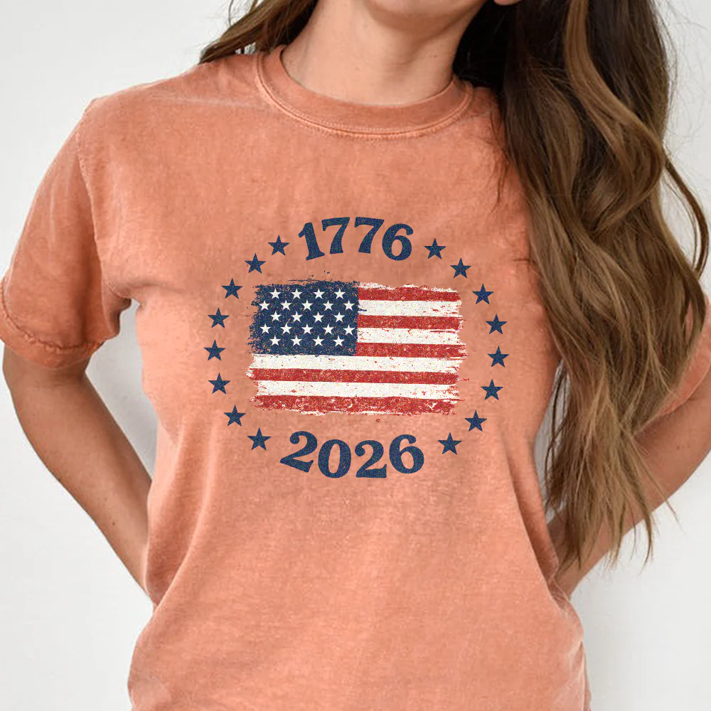 1776-2026 Patriotic USA Flag Comfort Shirt Independence Day Gift LM32 669209 - Image 7