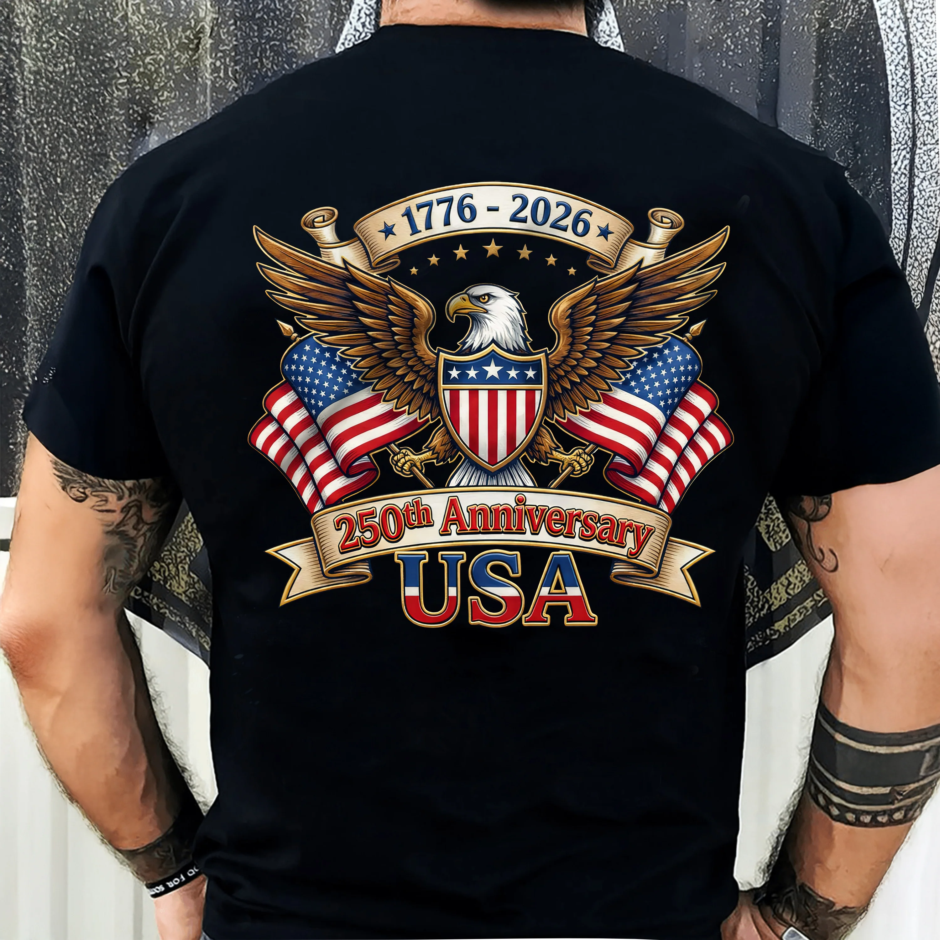 250th Anniversary USA 1776-2026 Back Shirt CH07 911066 - Image 3