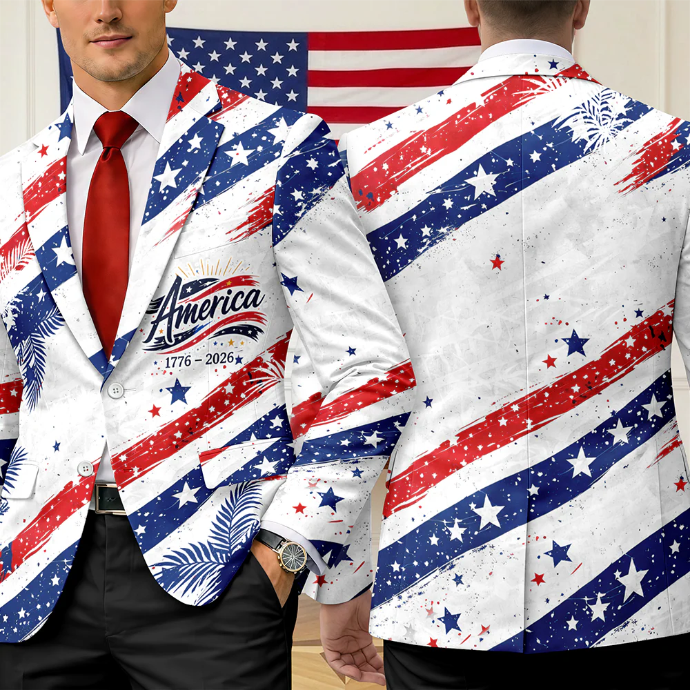 250 Years Semiquincentennial 1776-2026 America Men's Suit CH07 911032 - Image 7