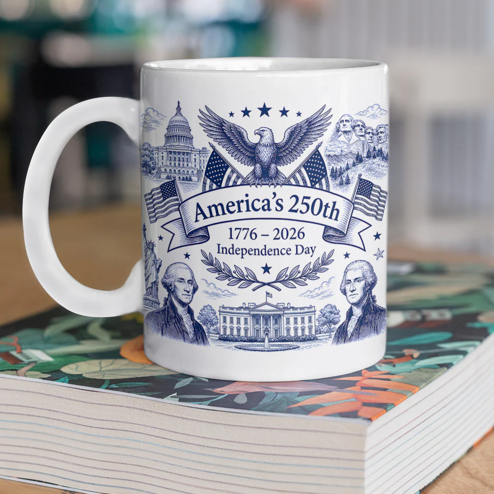 America 250th Anniversary Mug, USA 1776-2026 Patriotic Gift TH10 170187 - Image 5