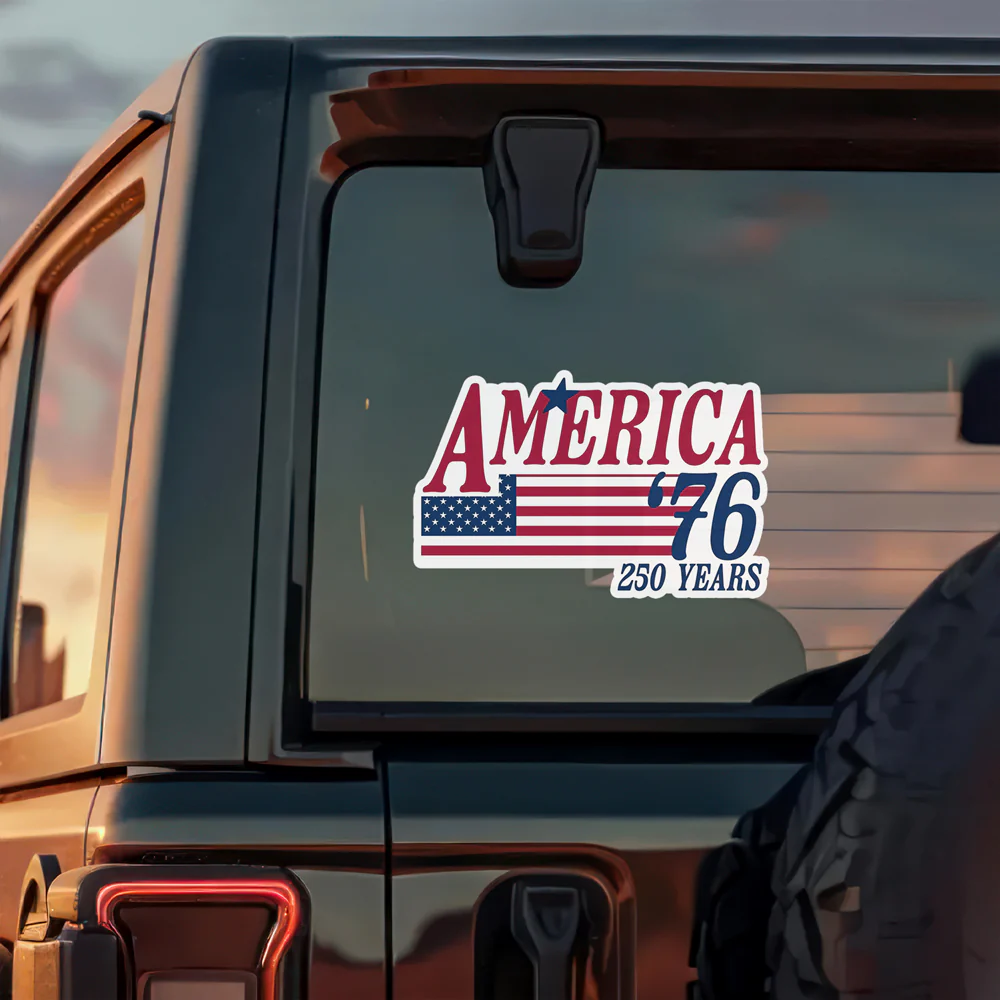 America 76 250 Years Anniversary Car Window Decal Sticker TH10 169229 - Image 5