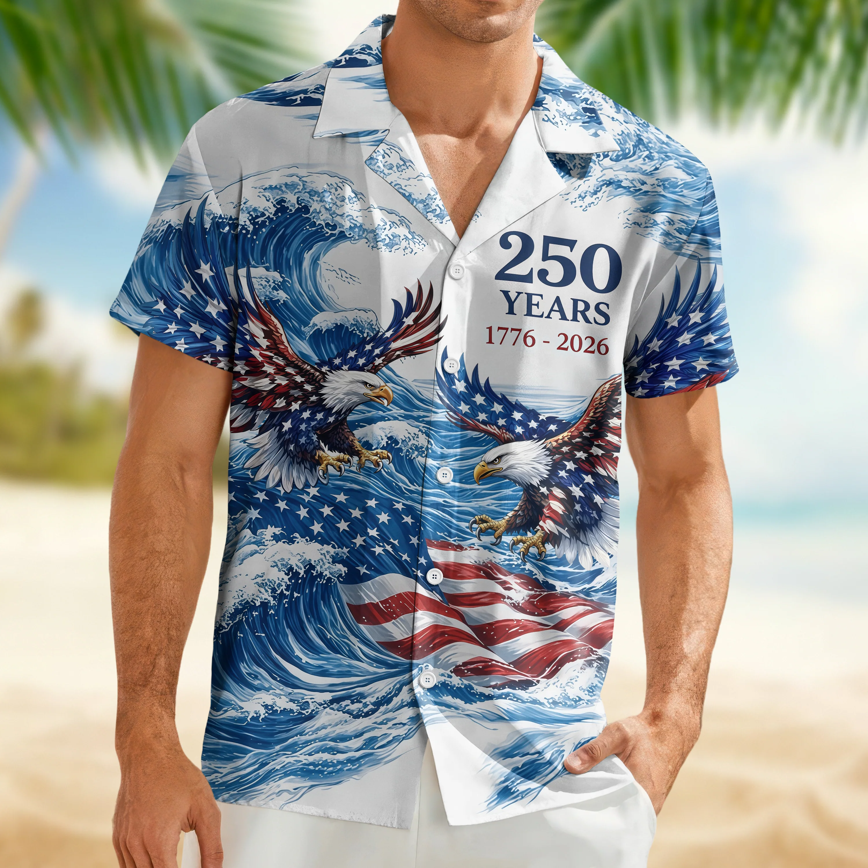 America’s 250th Anniversary Hawaiian Shirt CH07 895578 - Image 4