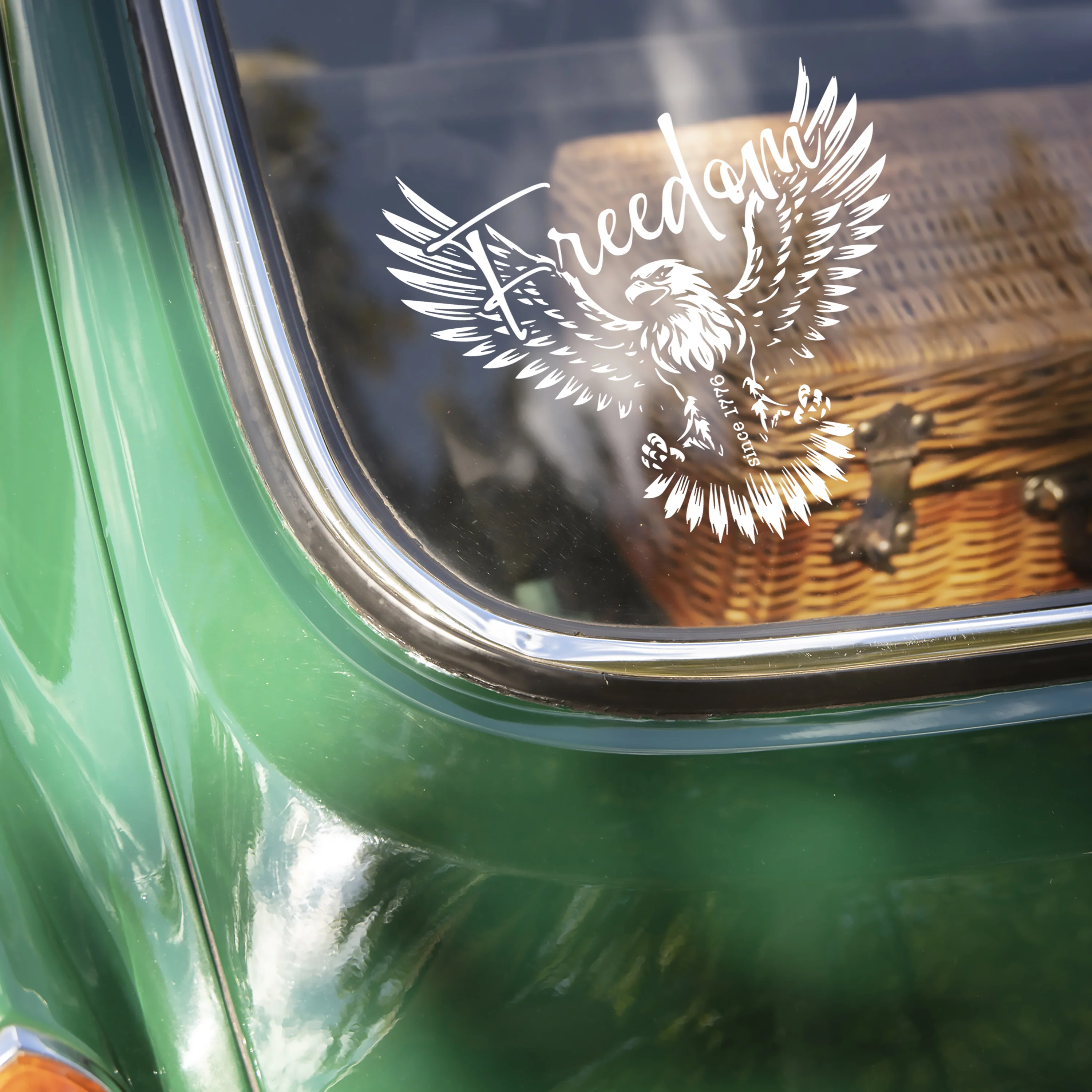 American Freedom Since 1776 Car Window Decal Sticker HA75 898962 - Image 2
