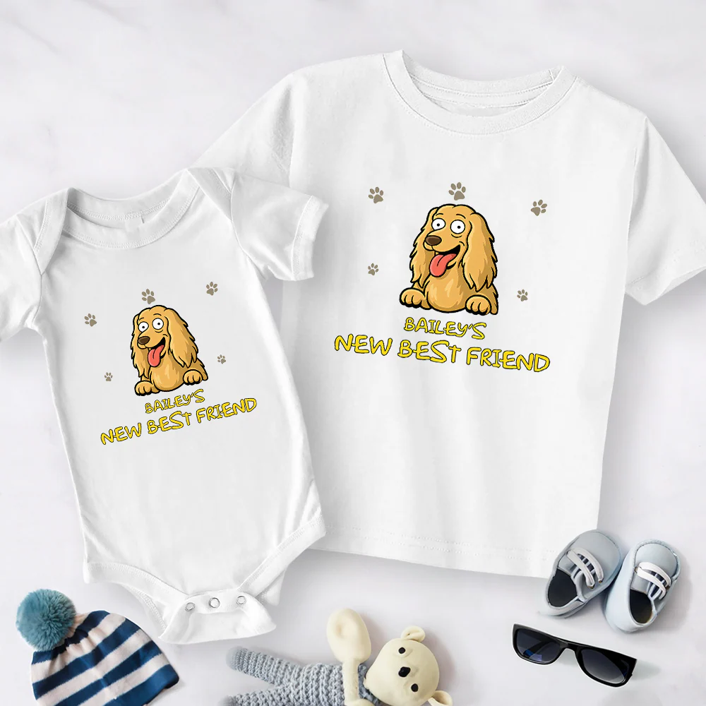 Baby New Best Friends Personalized Baby Onesie HA75 892198 - Image 3