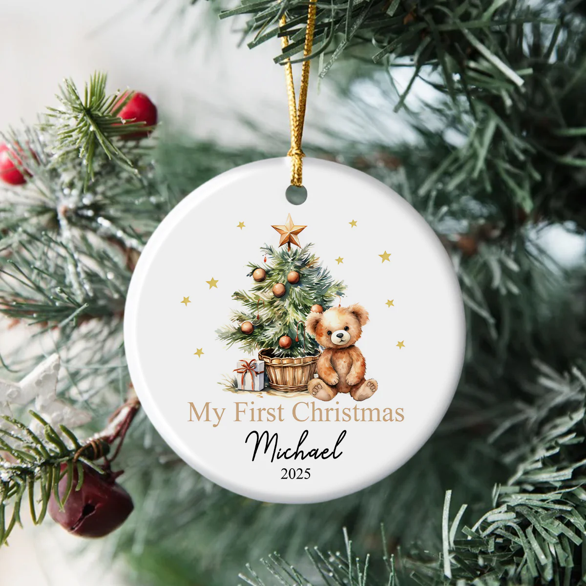 Baby's First Christmas - Personalized Ceramic Ornament LM32 895083