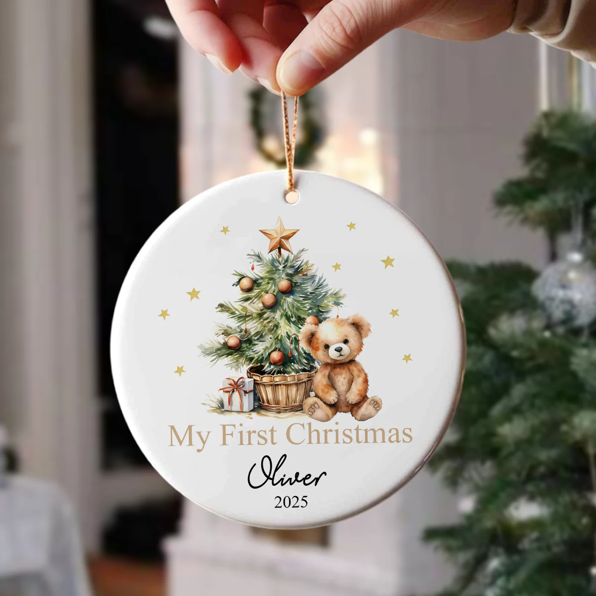 Baby's First Christmas - Personalized Ceramic Ornament LM32 895083 - Image 2