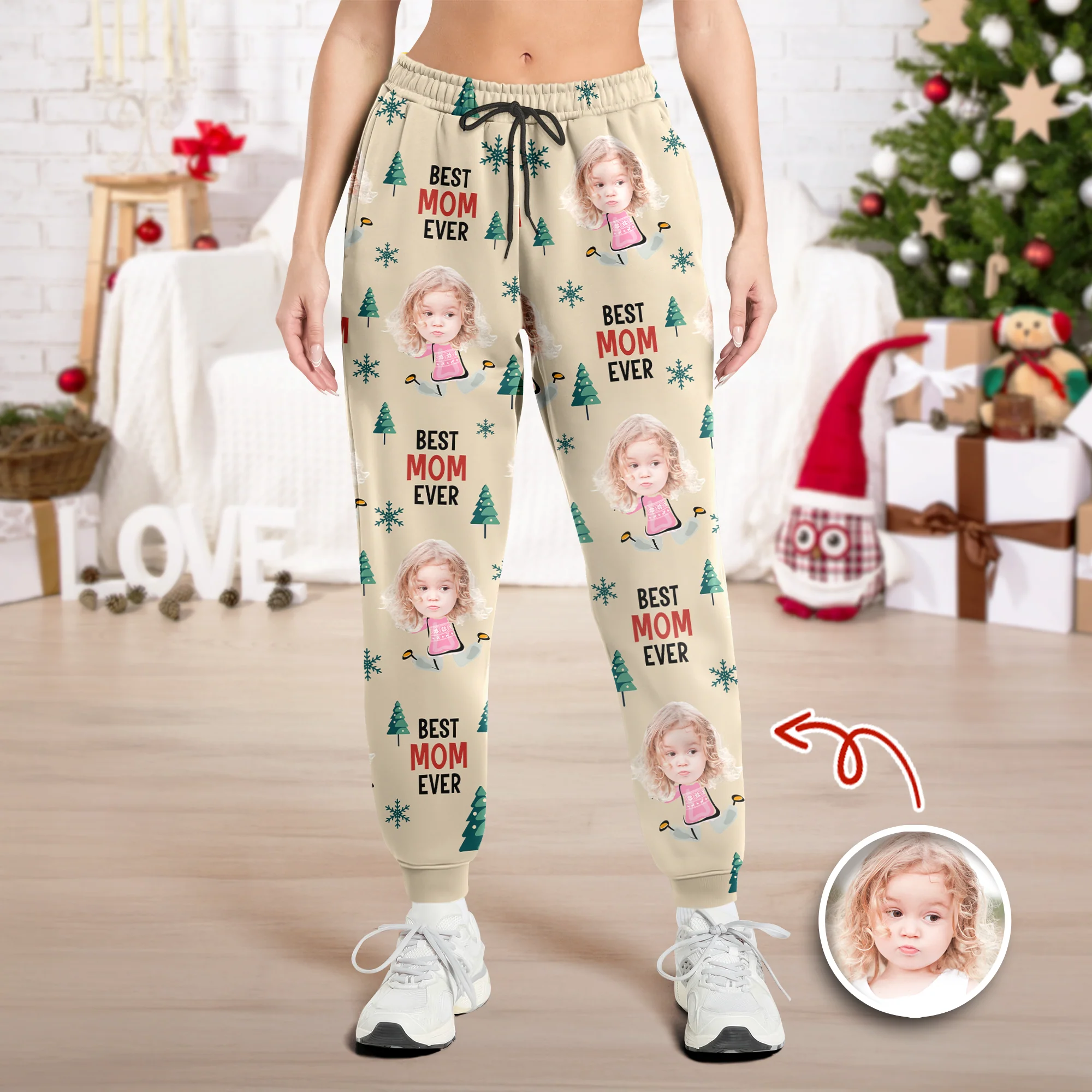 Best Nana Ever Custom Grandkids - Personalized Sweatpants LM32 895107 - Image 7