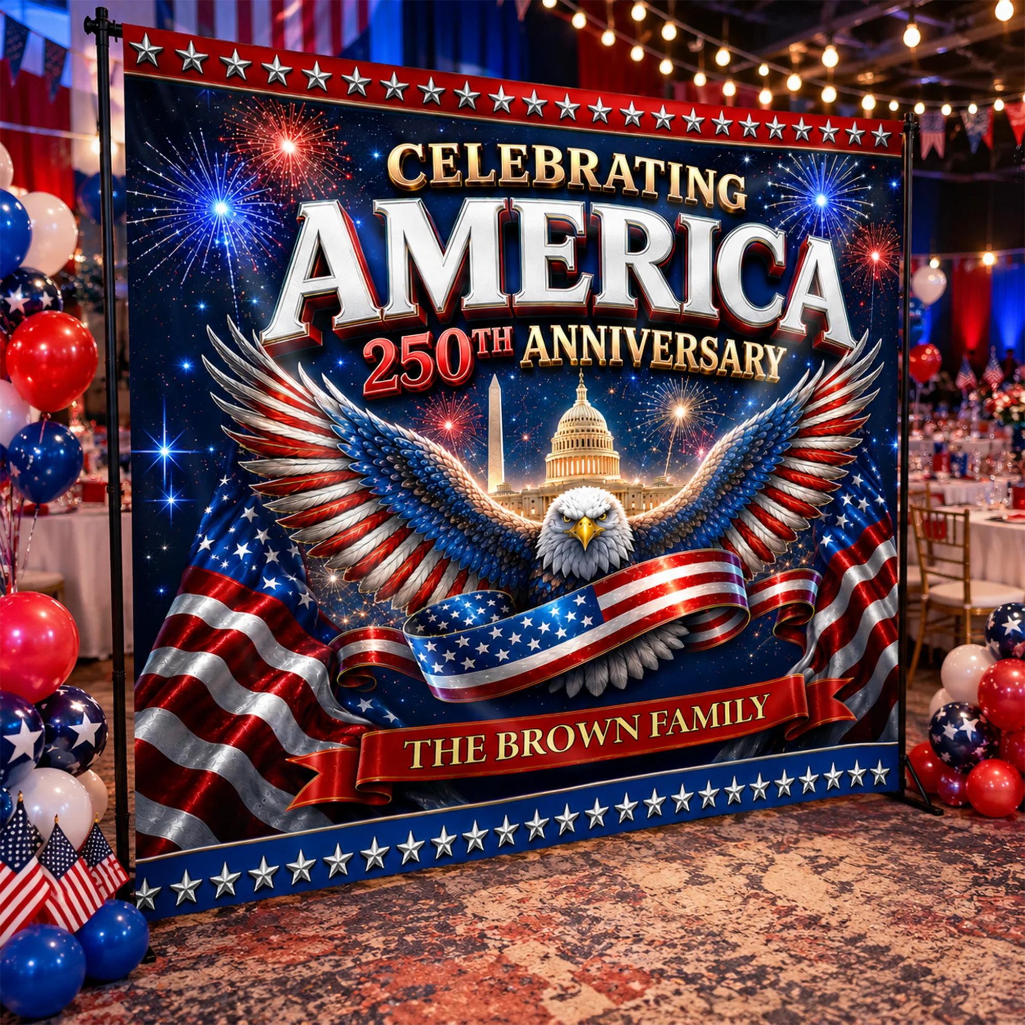 Celebrating USA 250Th Anniversary - Personalized Backdrop CH07 911734 - Image 6