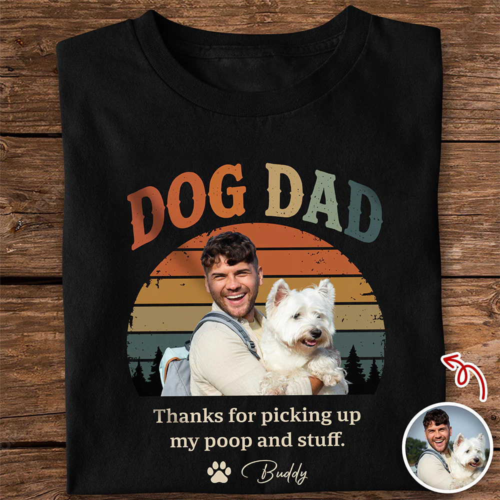 Custom Dog Dad Vintage Dark Shirt For Dog Lovers CH07 911440 - Image 6