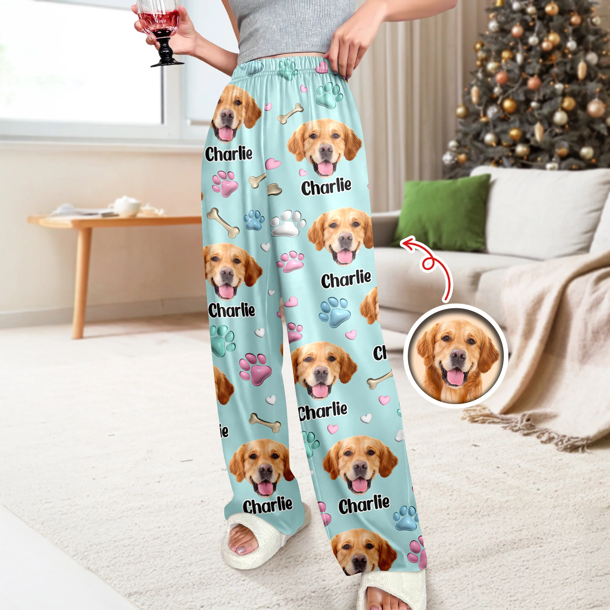 Custom Dog Face Personalized Sweatpants Gift For Dog Lovers HA75 898130 - Image 4