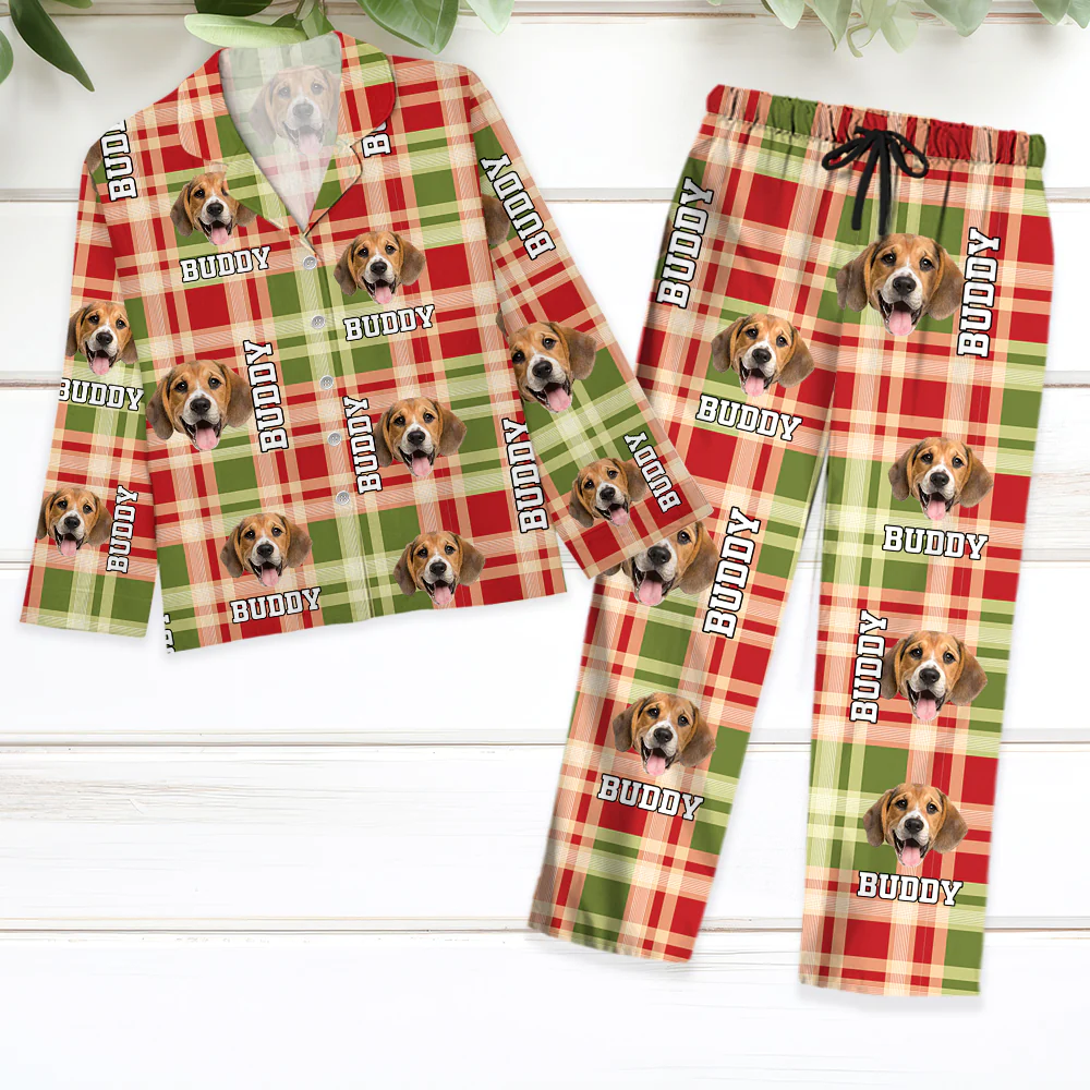 Custom Dog Photo Fluffy Pajamas Gift for Dog Lovers CH07 896268 - Image 16