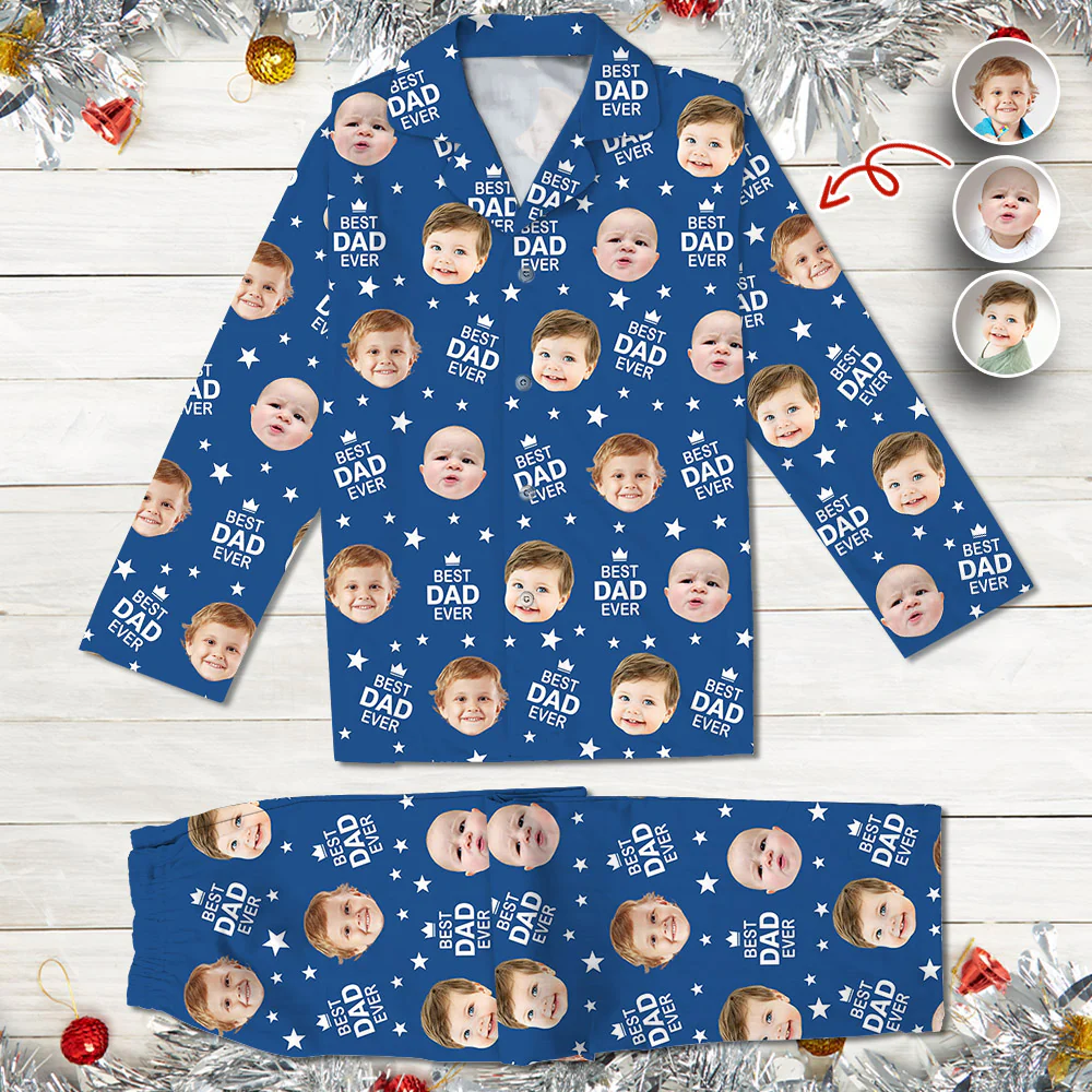 Custom Face Photo Best Mom Ever Pajamas TH10 894267 - Image 4