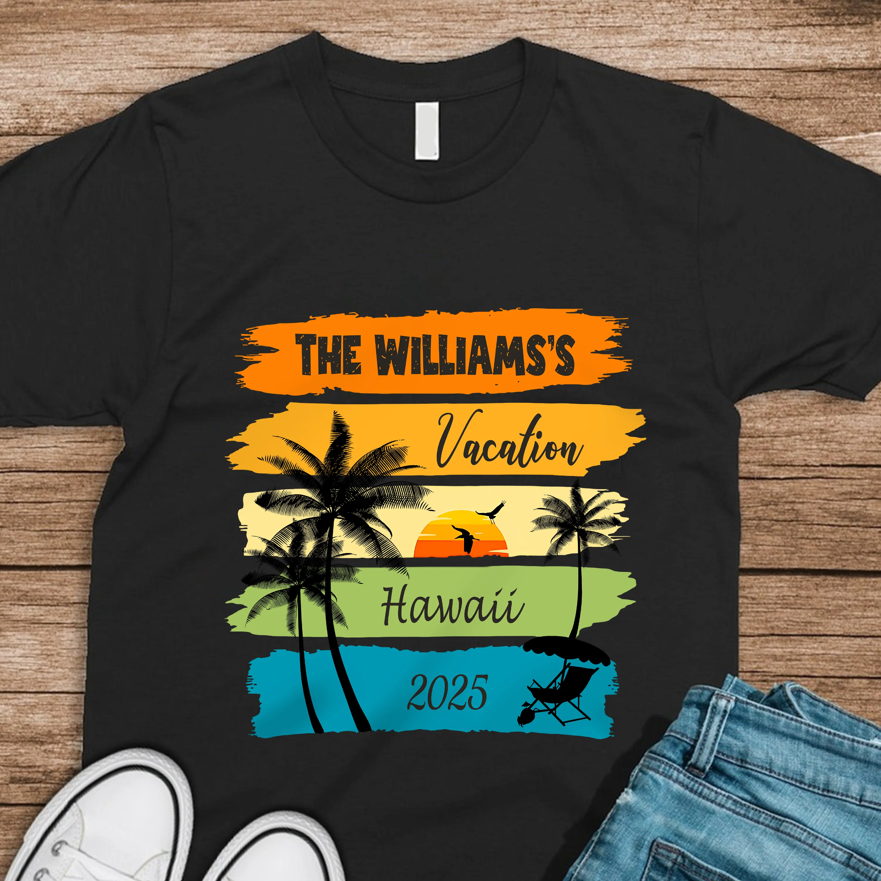Custom Family Vacation Shirts 2025 – Personalized Family Trip Dark Shirts LM32 893817 - Image 5