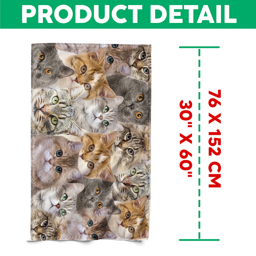 Custom Full Face Dog Cat Photo Beach Towel TH10 892801 - Image 8