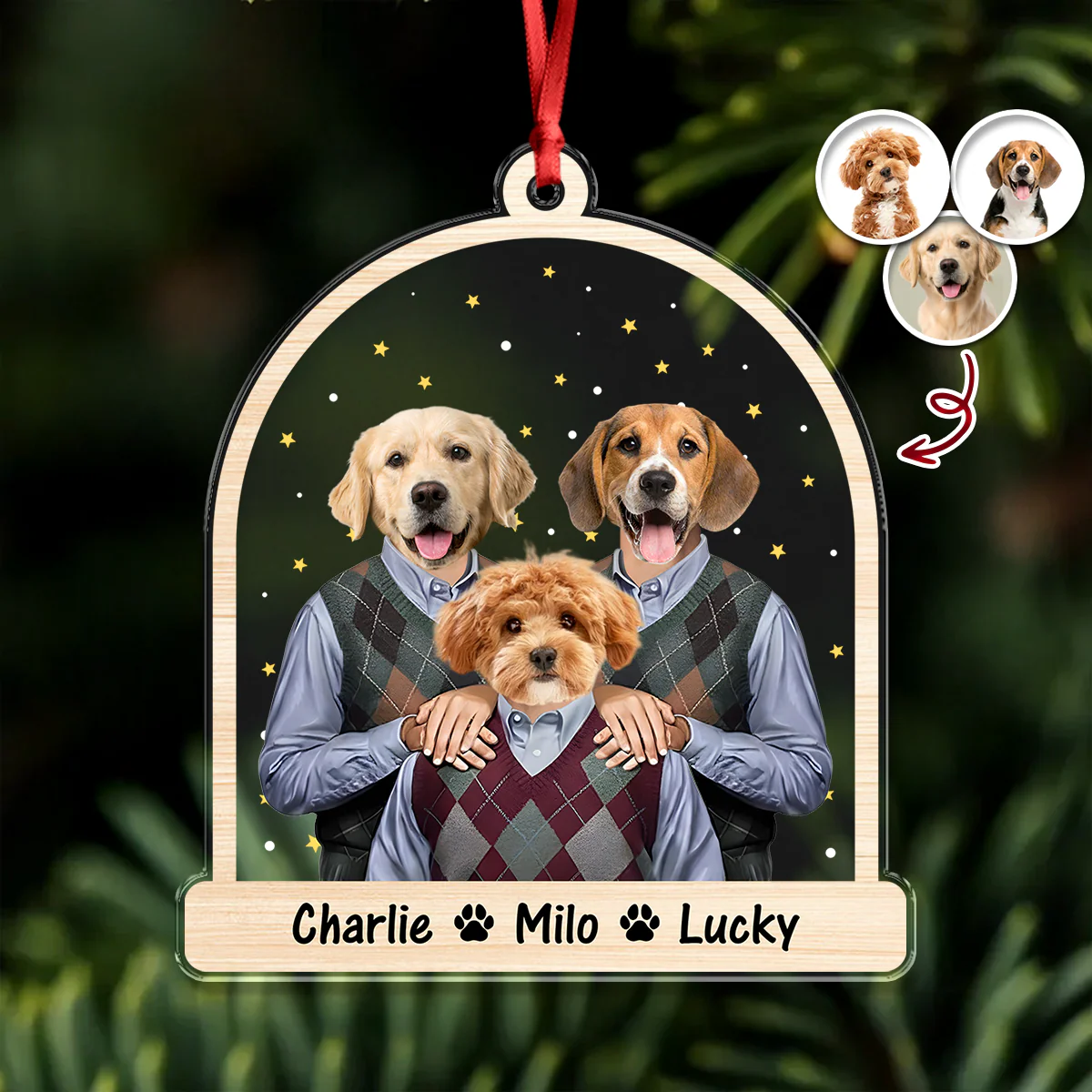 Custom Funny Step Brothers Acrylic Ornament Christmas Gift For Pet Lovers HA75 898272 - Image 5