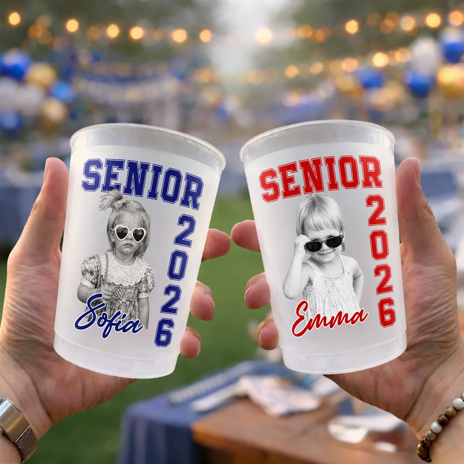 Custom Graduation Cups 2026 – Personalized Photo & Name Senior Party Cups CH07 911264 - Image 3