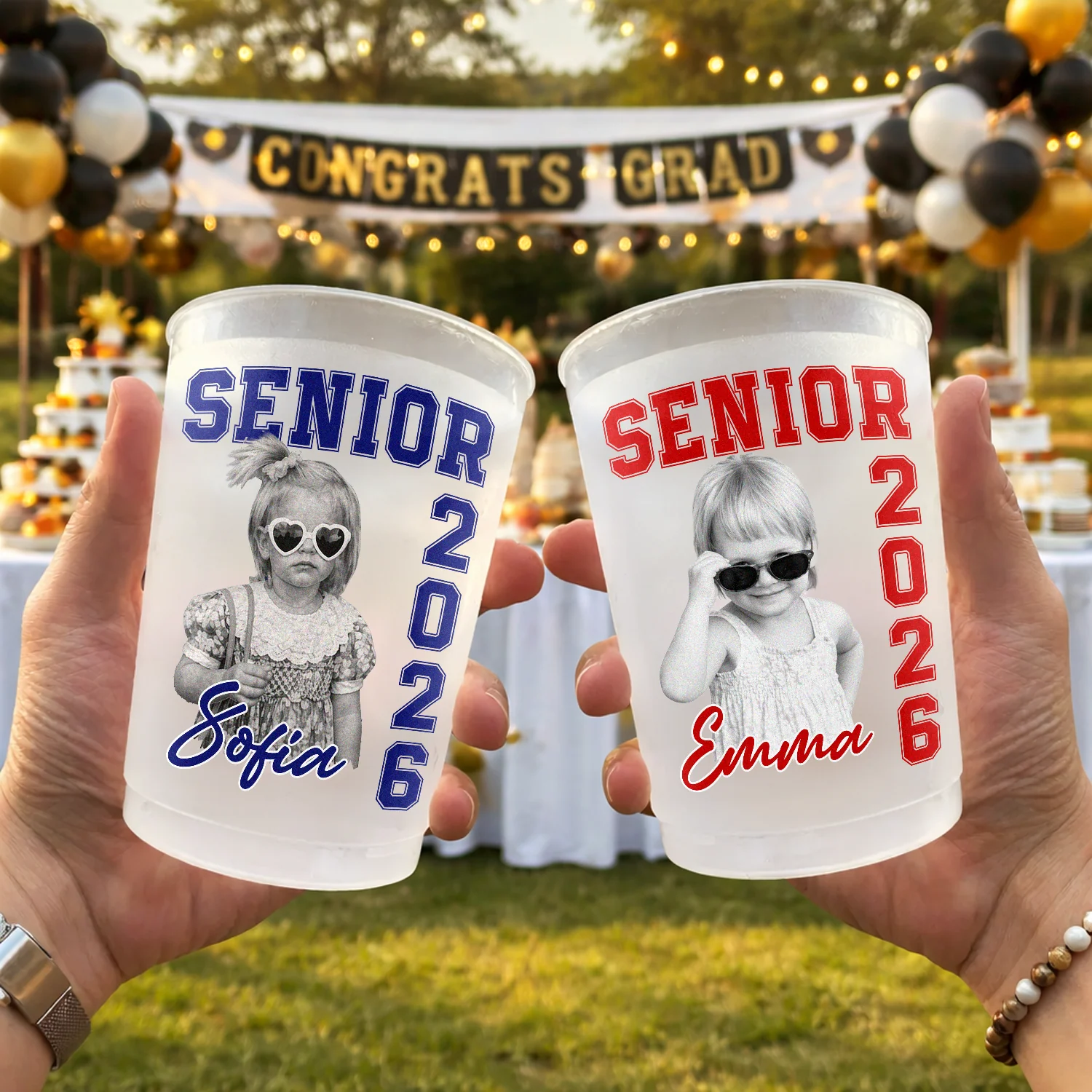Custom Graduation Cups 2026 – Personalized Photo & Name Senior Party Cups CH07 911264 - Image 5
