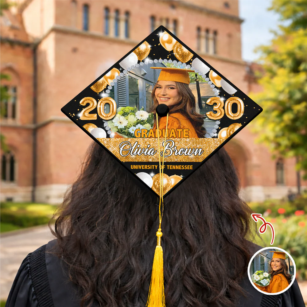Custom Graduation Photo Class Of 2026 Graduation Cap Topper HO82 901550 - Image 11