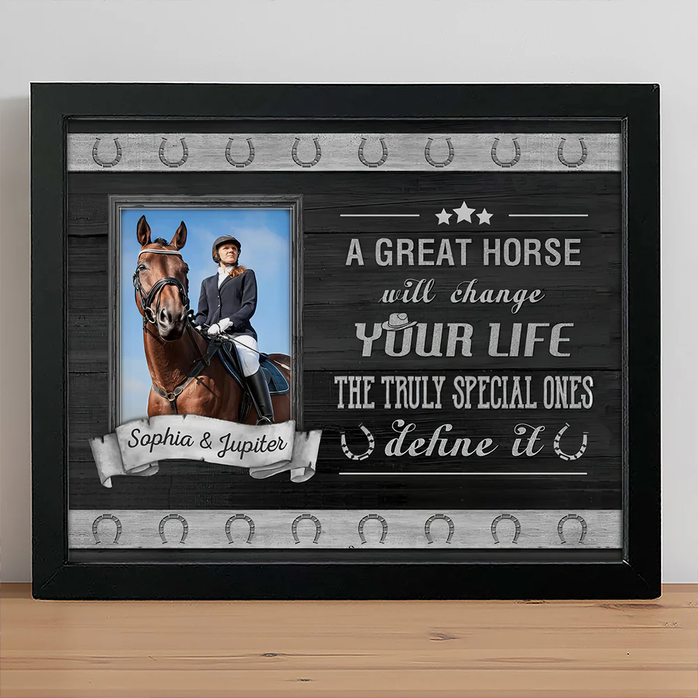 Custom Horse Photo Picture Frame Gift For Horse Lovers LM32 895885 - Image 5