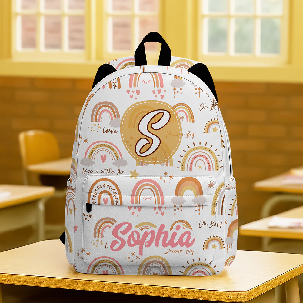 Custom Kids Name Back to School Personalized Backpack HA75 921716 - Image 10