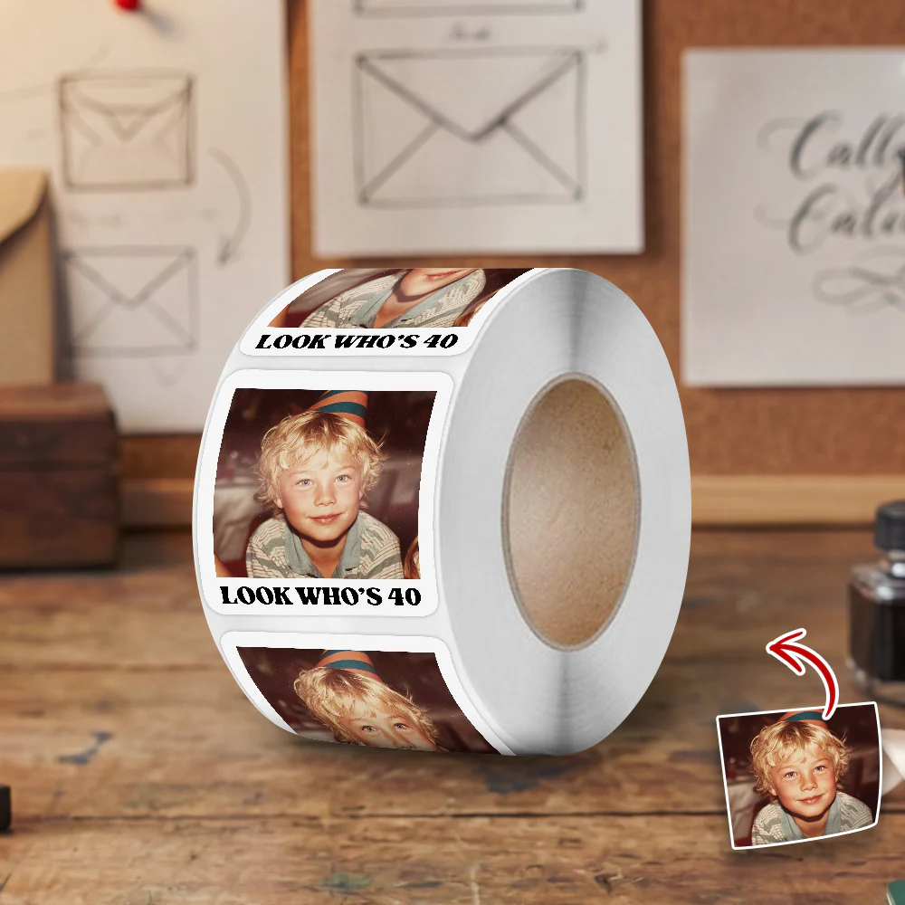 Custom Look Who’s Photo Roll Sticker For Birthday Decor LM32 899907 - Image 5