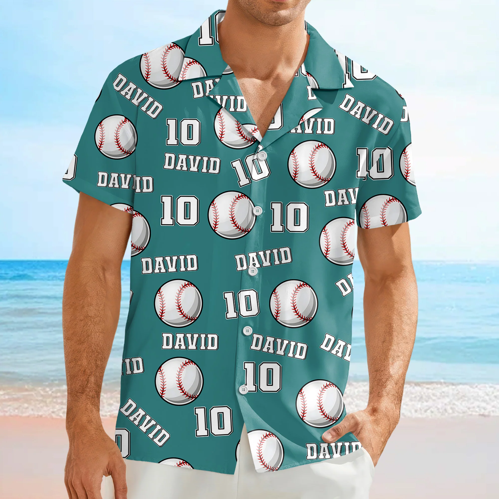 Custom Name And Number Hawaii Shirt For Baseball Player TH10 898197 - Image 6