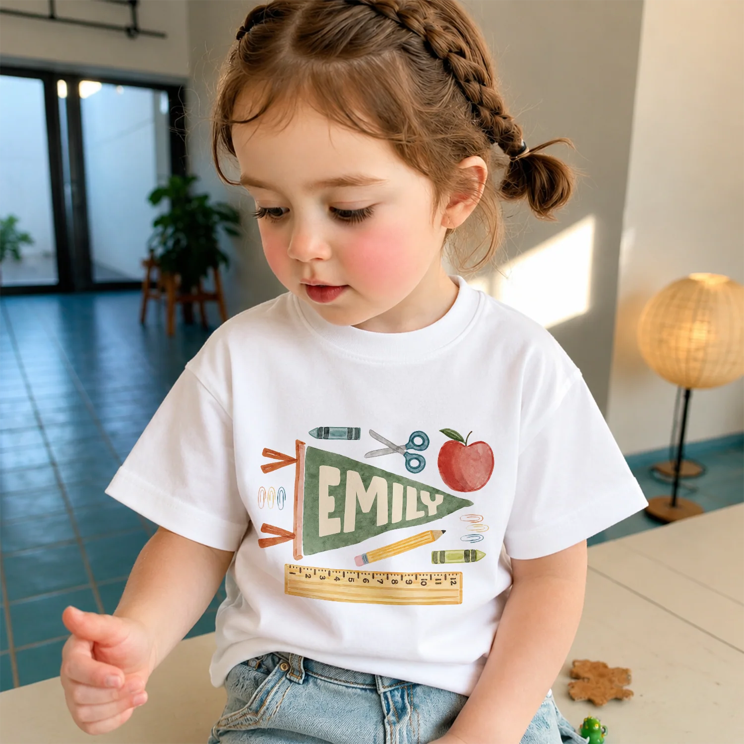 Custom Name Back to School Kids Shirt – Cute Back to School Gift for Boys & Girls TH10 170211 - Image 3